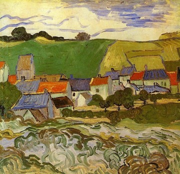  Vincent Werke - Ansicht von Auvers Vincent van Gogh